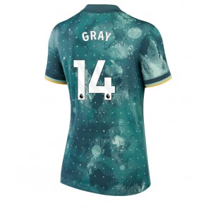 Tottenham Hotspur Archie Gray #14 Rezervni Dres za Ženska 2024-25 Kratak Rukavima